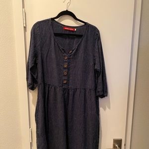 Pyne & Smith Linen Dress XL